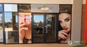 Sign Spec Perth window signage Byford Beauty Bar
